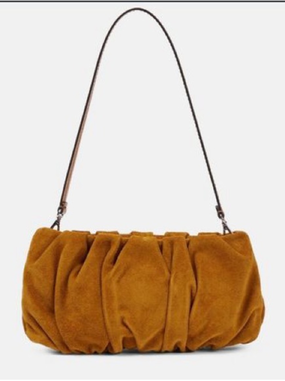 Staud Bean Bag - Tobacco Suede